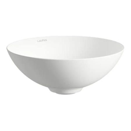 德國製 LAUFEN Alape CHARACTERS 30 cm 亮白 圓形檯上盆 H512CA10001121 原廠商品照