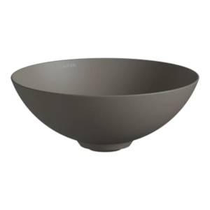 德國製 LAUFEN Alape CHARACTERS 30 cm Gravel Matt 礫石霧面 圓形檯上盆 H512CA17071121 原廠商品照