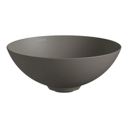 德國製 LAUFEN Alape CHARACTERS 30 cm Gravel Matt 礫石霧面 圓形檯上盆 H512CA17071121 原廠商品照