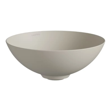 德國製 LAUFEN Alape CHARACTERS 30 cm Silk Matt 絲絹霧面 圓形檯上盆 H512CA17091121 原廠商品照