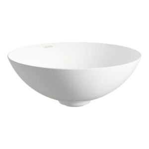 德國製 LAUFEN Alape CHARACTERS 36 cm 亮白 圓形檯上盆 H512CA20001121 原廠商品照