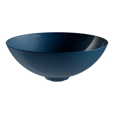 德國製 LAUFEN Alape CHARACTERS 36 cm Deep Blue 深藍 圓形檯上盆 H512CA20091121 原廠商品照