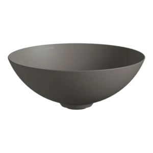 德國製 LAUFEN Alape CHARACTERS 36 cm Gravel Matt 礫石霧面 圓形檯上盆 H512CA27071121 原廠商品照