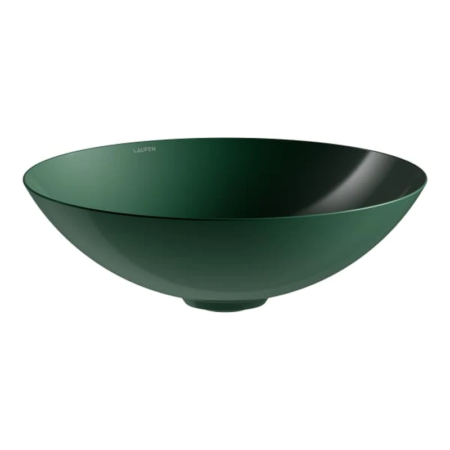 德國製 LAUFEN Alape CHARACTERS 45 cm Deep Green 深綠 圓形檯上盆 H512CA50141121 原廠商品照