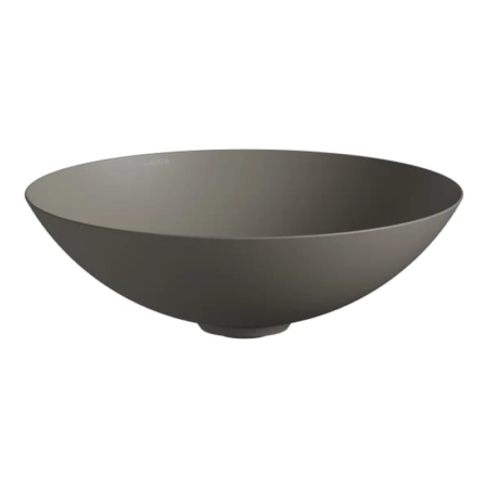 德國製 LAUFEN Alape CHARACTERS 45 cm Gravel Matt 礫石霧面 圓形檯上盆 H512CA57071121 原廠商品照